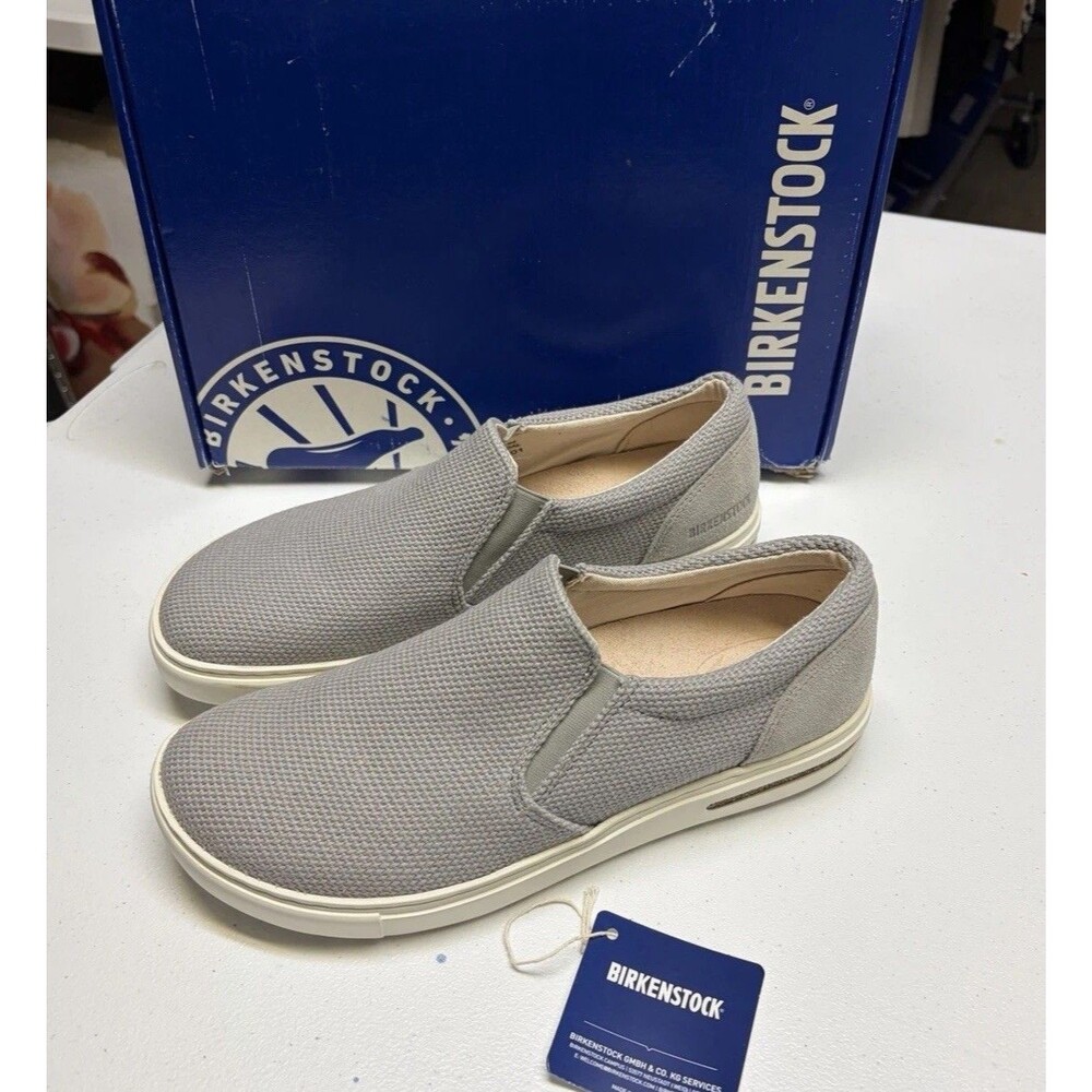 Birkenstock Oswego Whale Gray Slip On Women’s 9 Men’s 7 NARROW Fit New in Box